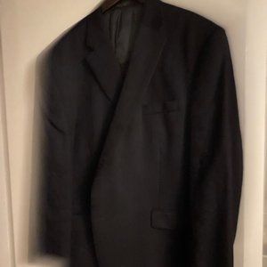 COPY - Ralph Lauren sport coat 52R Black with herringbone texture